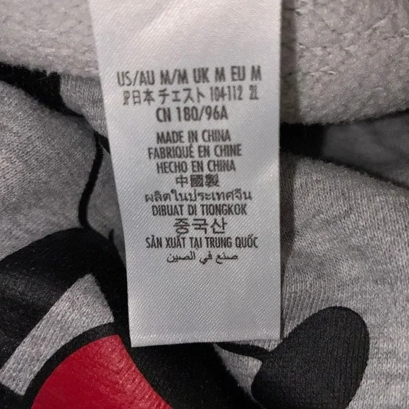 Walt Disney World Mickey Mouse Crewneck Sweatshirt Gray Adult M Pullover - Picture 5 of 5